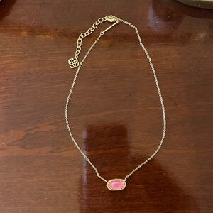 Kendra Scott color bar  Pink Necklace